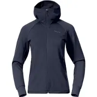 Bergans Sweatjacke Rabot Merino Tech Midlayer Hoodie Damen Navy Blue-L
