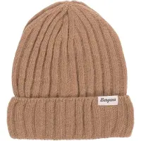 Bergans Mütze Rabot Mount Rib Wool Beanie Unisex Warm Sand