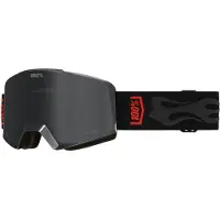 100% Skibrille Snow Goggle NORG HiPER, Max Palm - Mirror Black Lens