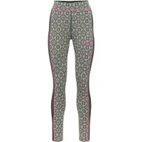 Kari Traa - Technische Leggings aus Merinowolle - Rose High Waisted Baselayer Pants Thyme für Damen aus Wolle - Größe S - Grün