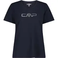 CMP T-Shirt mit Rundhalsausschnitt und Logo Damen
