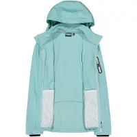 CMP Woman Jacket Zip Hood Lagoon Mel. Lagoon Mel. 42