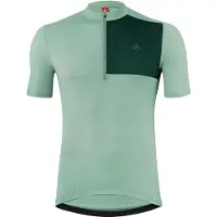 Löffler Skys Block Mid Half Zip Kurzarm-radtrikot
