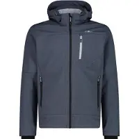 CMP Herren Funktionsjacke Herren Softshelljacke mit Kapuze Men Softshell Jacket Zip Hood
