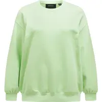 Peak Performance Damen Sweatshirt W Original Terry Crew-VIVID GREEN