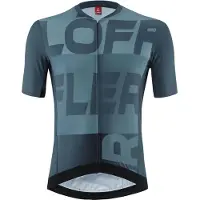 Löffler Loeffler Kurzarm-Radtrikot M Bike Jersey FZ Signature Mid Dark Petrol - Blau