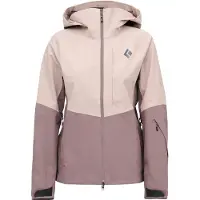 Black Diamond - Wasserfeste und atmungsaktive Jacke für Skitourengehen - W Recon Stretch Shell Pale Mauve Dark Mauve für Damen - Größe L - Violett