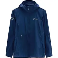 Berghaus Pendower Wind Jacket Damen - leichte, verstaubare Windjacke für Trail und Berg - , Farbe:Hale Navy (DkBLU/DkBLU), Größe:UK 8 // DE 34