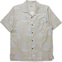 KAVU - Hemd aus Bio-Baumwolle &ndash; Herren &ndash; Bainbridge Shirt - Bainbridge Shirt M Set Sail für Herren aus Baumwolle - Größe M - Beige