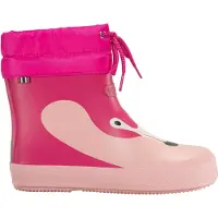 Viking Alv Paw Print Barefoot Gummistiefel, Light Pink/Magenta, 26, Kindergummistiefel, Kinderstiefel, Gummistiefel kinder, Kids