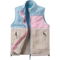 Passenger - Women's Fairbanks Recycled Sherpa Gilet - Fleeceweste Gr L bunt