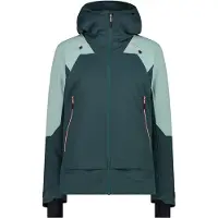 CMP Woman Ski Jacket FIX Hood trek green (F520) 38
