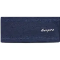 Bergans Kopf Schweißband Kinder Wool Headband Navy Blue/Solid Grey (Größe 50)