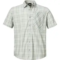 Schöffel Outdoorhemd SCHÖFFEL "Shirt Style Frolya MEN", Herren, Gr. 48, Normalgrößen, grau (9000, grau), Oberstoff: 81% Polyester, 14% Nylon, 5% Elasthan, V-Ausschnitt, Hemden Outdoorhemd