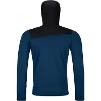 Ortovox - Stretch-Fleecejacke mit Kapuze aus Merinowolle &ndash; Herren &ndash; Fleece Light Hoody M Deep Ocean - Fleece Light Hoody M Deep Ocean für