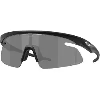 Oakley OO9527D RSLV LITE Unisex-Sonnenbrille Halbrand Eckig Kunststoff-Gestell, schwarz