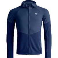 Ortovox - Leichte Merino-Fleecejacke mit Kapuze – Herren – Fleece Light Grid Hoody M Deep Ocean - Fleece Light Grid Hoody M Deep Ocean für