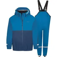 TROLLKIDS Regen- und Matschhose "Kids Odda Rain Set XT" für Kinder und Jugendliche, 2-teiliges Set, aus Polyester gefertigt