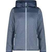 CMP Women's Jacquard Knit Jacket Fix Hood