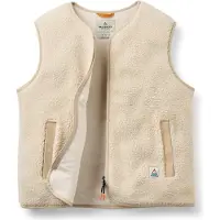 Passenger - Gilet en sherpa - Tawny Collarless Deep-Pile Sherpa Gilet W Oat für Damen - Größe L - Beige