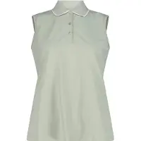 CMP Ärmellos Stretch-Piqué-Poloshirt Damen