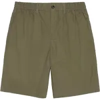 KnowledgeCotton Apparel Kurze Hose Fig Loose Poplin Elastic Waist String Herren Burned Olive-S