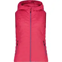 CMP - Women's Vest Fix Hood - Kunstfaserweste Gr 36 rosa/rot