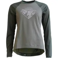 Zimtstern - Women's Pureflowz Shirt L/S - Radtrikot Gr M grau