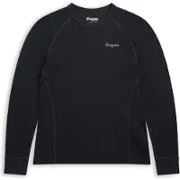 Bergans Inner:dual Merino Junior Long Sleeve dark shadow grey (24616) 140