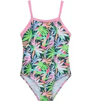 Color Kids Badeanzug - Begonie Pink AOP - - 8 Jahre (128) - Bademode