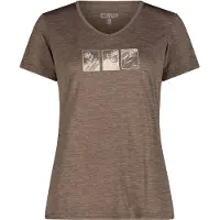 CMP Damen T-Shirt mit weitem Ausschnitt Light