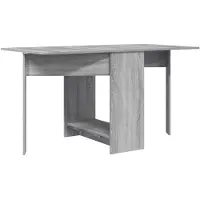 vidaXL Esstisch 138 x 70 x 73,5 cm Holzwerkstoff Grau Sonoma