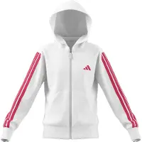 Adidas - Kid's Essentials Full Zip Hoodie - Hoodie Gr 116 grau/weiß