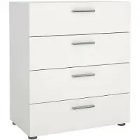 Dmora Kommode - Weiß 40,3x70x82h cm