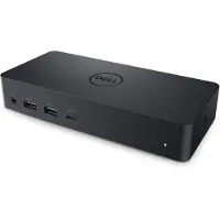 Dell D6000, Kabelgebunden, USB 3.2 Gen 1 (3.1 Gen 1) Type-C, 10,100,1000 Mbit/s, Schwarz, 3840 x 2160 Pixel, Kensington