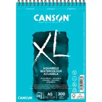 Canson Aquarell Zeichenblock Xl Aquarell Feinkörnig Din A5 Mikroperforiert Spiralblock 20 Blatt 300gr 14.8x21 Cm