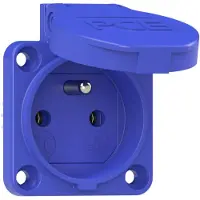 PC Electric 108-0bc Schutzkontakt-Steckdose IP54 Blau