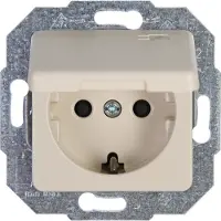 Kopp Steckdose m.D. EUR crem