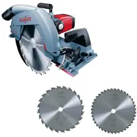Mafell Handkreissäge MKS 130 Ec 3 Sägeblätter 330 mm Z24/Z40 925415 Kreissäge