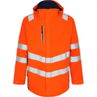 Engel Warnschutz Shellparka Safety 1145-930 Gr. S orange/blue ink