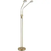 Globo Lighting Stehleuchte SILVIO LBH 93x25x173 cm gold Stehlampe