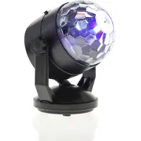 SATISFIRE Party Dome Pro - farbenfroher Lichteffekt mit Fernbedienung - Batterie/USB - Saugnapf