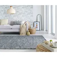 KADIMA DESIGN Teppich aus Wollmischung, handgewebt mit stilvollem Noppeneffekt, strapazierfähig | 160x230cm