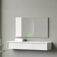Dmora Spiegel Koriander 110x60h cm Weiß