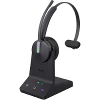 Yealink WH64 Mono UC Headset, Kabellos, 20 - 20000 Hz, Büro/Callcenter, 92 g, Kopfhörer, Schwarz