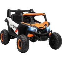 AIYAPLAY Kinder Elektroauto 12V Kinderauto UTV mit Fernbedienung, Softstart