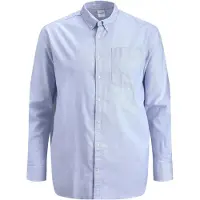 Jack & Jones Langarmhemd "JJEOXFORD SHIRT L/S S21 NOOS PLS" mit Brusttasche