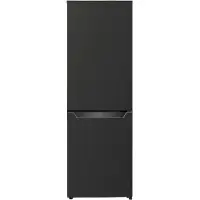 Respekta Stand Kühl-/Gerfrierkombination Savo, Black Steel Optik