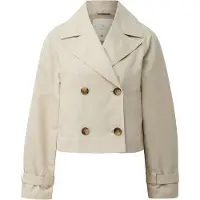 s.Oliver Loose Fit Kurztrench Jacke aus Twill mit Reverskragen
