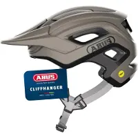 ABUS MTB-Helm Cliffhanger MIPS - Fahrradhelm für anspruchsvolle Trails - mit MIPS Aufprallschutz & großen Lüftungsöffnungen - für Damen und Herren - Grau, Größe S